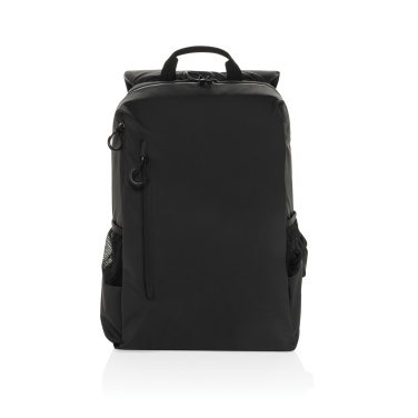 Logotrade promotional merchandise picture of: Lima Aware™ RPET water resistant 15.6 laptop backpack