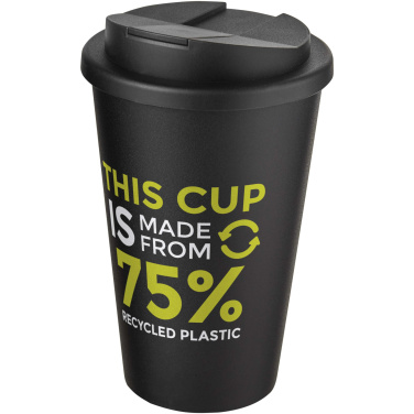 Logo trade promotional giveaways picture of: Americano® Eco 350 ml recycled tumbler with spill-proof lid
