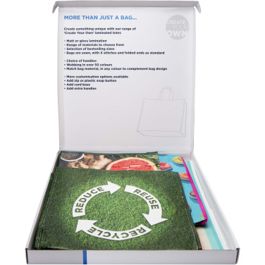 Logo trade promotional products picture of: Laminated totes sample box