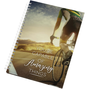 Logo trade advertising products picture of: Desk-Mate® A5 hard cover undated diary
