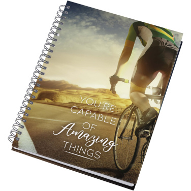 Logotrade advertising product image of: Desk-Mate® A5 hard cover undated diary