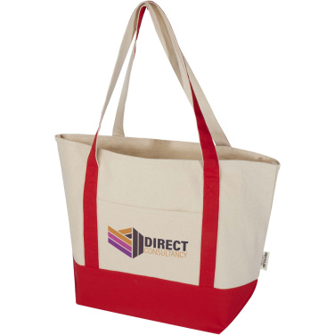 Logotrade promotional merchandise picture of: Sam 320 g/m² GRS recycled cotton tote bag