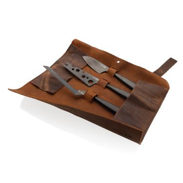 Logo trade promotional giveaways picture of: BOSKA Cheese Knife Set Monaco+ Black