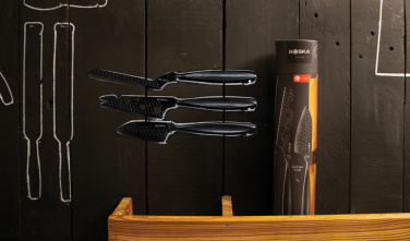 Logotrade corporate gift picture of: BOSKA Cheese Knife Set Monaco+ Black
