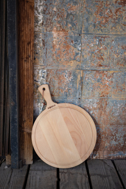 Logo trade promotional merchandise photo of: BOSKA Serving Board Round Amigo L