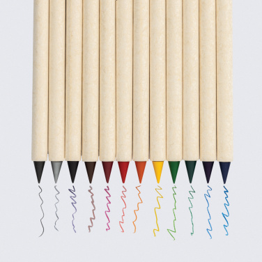 Logotrade promotional product image of: Micki GRS infinity 12pc coloring pencil set
