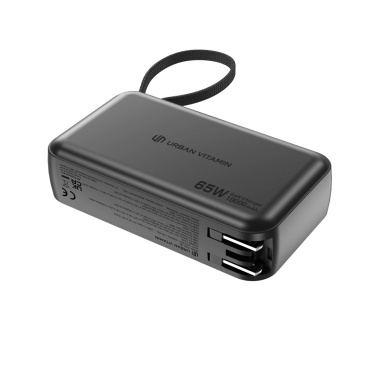 Logo trade advertising products picture of: Urban Vitamin Eureka hybrid GANcharger 10000mah powerbank65W