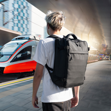 Logo trade business gift photo of: Backpack PALUDI Schwarzwolf