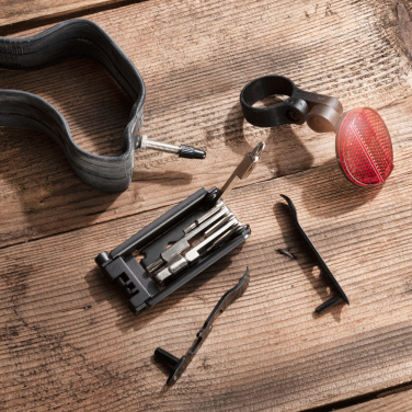 Logo trade advertising products image of: Set of bike tools MERAPI Schwarzwolf