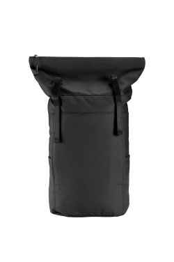 Logo trade promotional gift photo of: Rolltop backpack PEKTUSAN Schwarzwolf