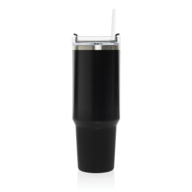 Logo trade corporate gifts image of: Stadley RCS recycled steel tumbler 1200ML