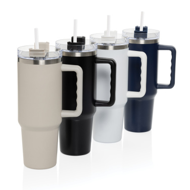 Logotrade promotional merchandise picture of: Stadley RCS recycled steel tumbler 1200ML