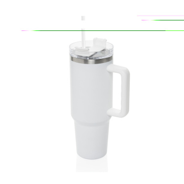 Logotrade promotional giveaway image of: Stadley RCS recycled steel tumbler 1200ML