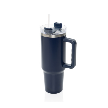 Logo trade promotional giveaways picture of: Stadley RCS recycled steel tumbler 1200ML