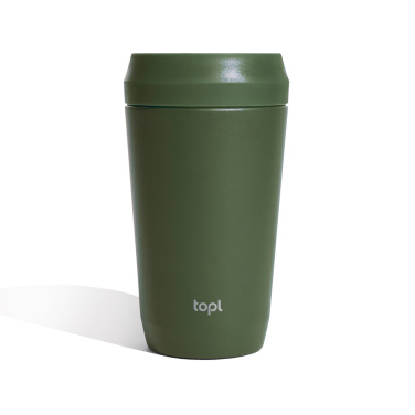 Logotrade promotional merchandise photo of: Topl Recycled Steel To Go Tumbler Patented 360 Lid 354ml