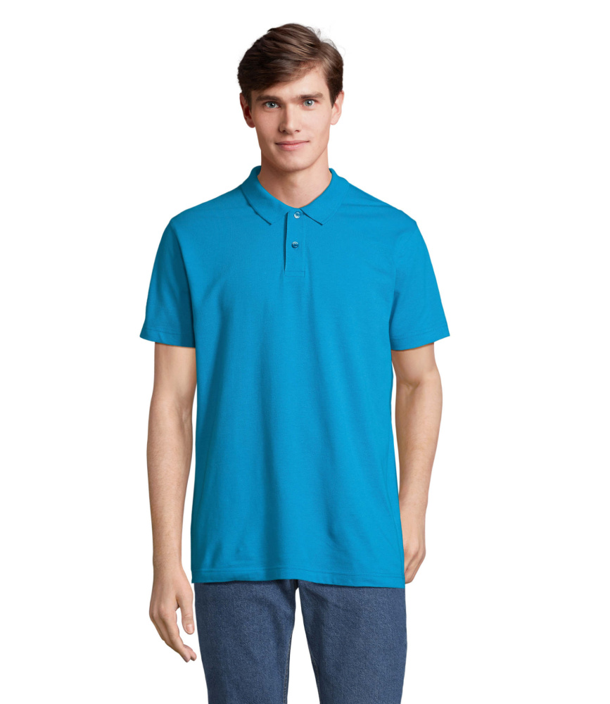 Logo trade corporate gifts picture of: PULSE UNISEX POLO