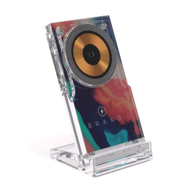 Logo trade promotional items image of: Magcharge 15W magnetic wireless charging stand