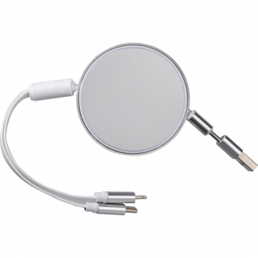 Logo trade advertising products image of: Charging cable made from recycled aluminum Ostend