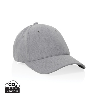 Logo trade corporate gift photo of: Milo AWARE™ recycled heather 6 panel cap 200gr