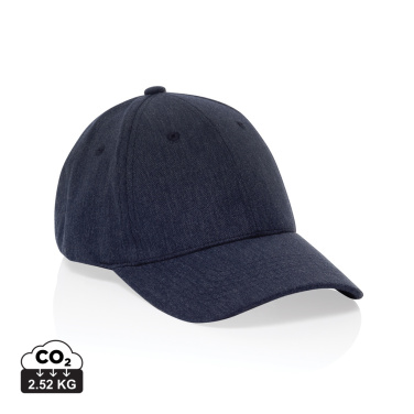 Logotrade promotional item image of: Milo AWARE™ recycled heather 6 panel cap 200gr