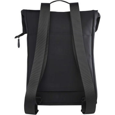 Logotrade corporate gift picture of: Turner 15.6" GRS recycled roll-top laptop backpack 12L