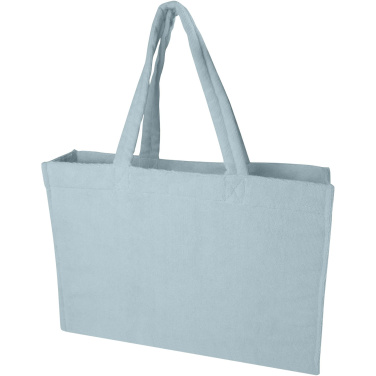 Logo trade promotional merchandise photo of: Siam GRS recycled terry beach tote bag 13L