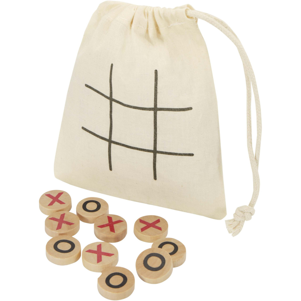 Logotrade corporate gift picture of: Whorl wooden tic, tac, toe game