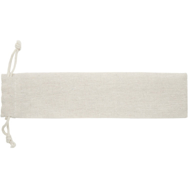 Logo trade promotional item photo of: Root 5-piece stainless steel and beech wood cutlery set