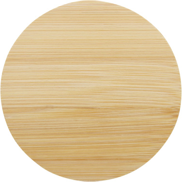 Logo trade promotional items picture of: Lenora 250 ml glass cup with bamboo lid