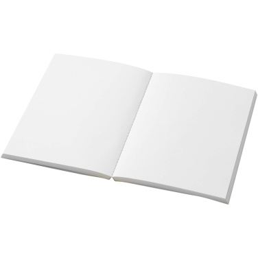 Logo trade promotional giveaways image of: Novella Austen A6 soft cover notebook - 100 sheets