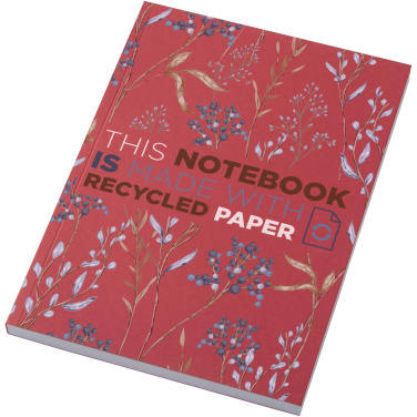 Logo trade advertising product photo of: Novella Austen A5 recycled soft cover notebook - 100 sheets