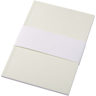 Logo trade promotional merchandise photo of: Novella Austen A5 recycled soft cover notebook - 50 sheets