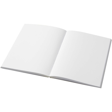 Logo trade promotional products picture of: Novella Austen A5 recycled soft cover kraft notebook - 100 sheets