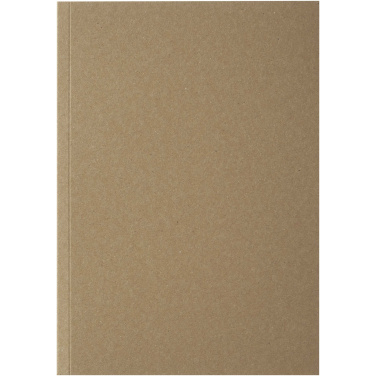 Logotrade promotional gift picture of: Novella Austen A5 recycled soft cover kraft notebook - 50 sheets