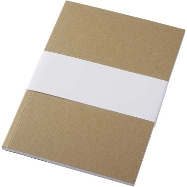 Logotrade promotional giveaways photo of: Novella Austen A5 recycled soft cover kraft notebook - 50 sheets
