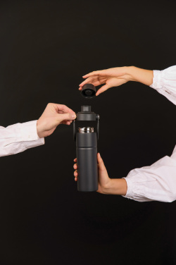 Logotrade corporate gift image of: Baltimore trek RCS recycled SS bottle 600 ML