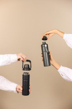 Logotrade business gift image of: Baltimore trek RCS recycled SS bottle 600 ML