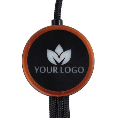 Logotrade promotional products photo of: Cable 3in1 with illuminated logo - LH-ZM04