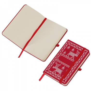 Logo trade promotional products image of: A6 Notebook with Christmas design