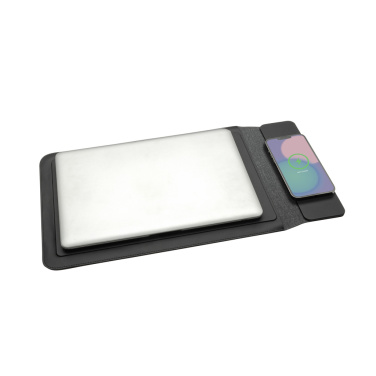 Logo trade promotional gift photo of: Swiss Peak 15W magnetic charging laptop sleeve 14-15,6"