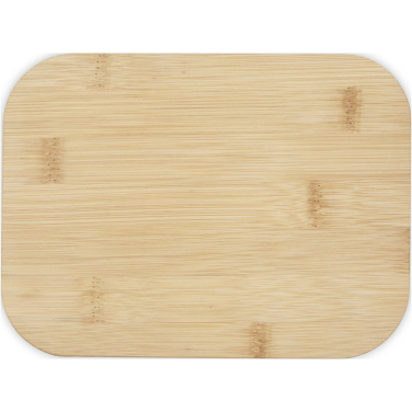 Logo trade promotional giveaway photo of: Roby glass lunch box with bamboo lid