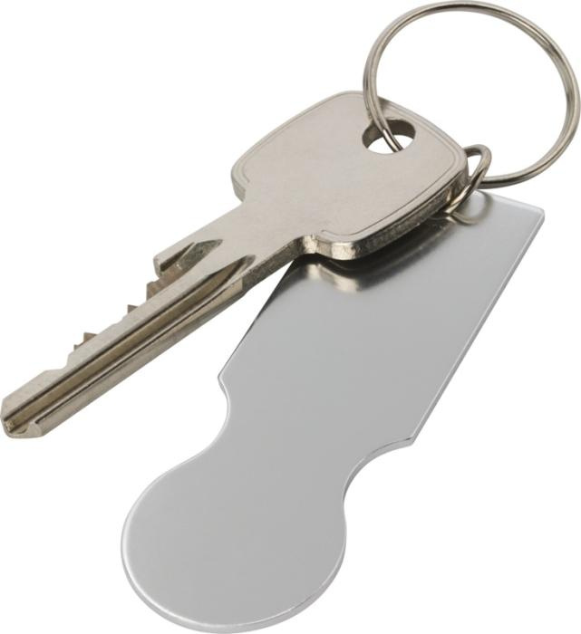 Logotrade promotional gift picture of: Rhea shopping cart keyring