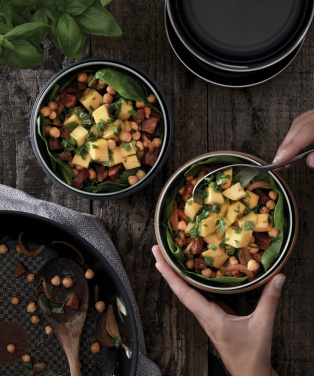 Logotrade promotional product picture of: Black+Blum Glass Lunch Bowl 750ml