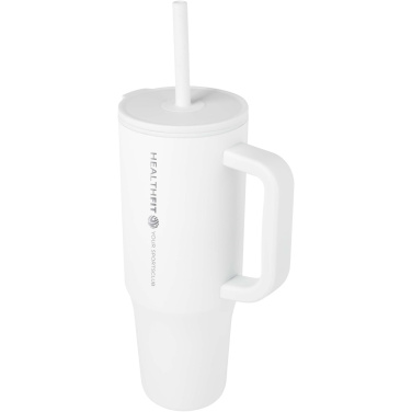 Logo trade promotional items picture of: Brady 900 ml RCS certified insulated tumbler with silicone straw