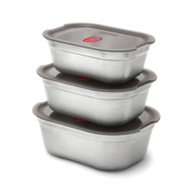 Logotrade advertising products photo of: Black+Blum Mealprep Box 3pcs Set Small, Medium, Large