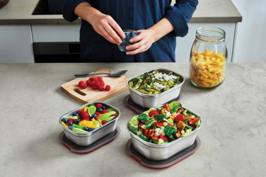 Logo trade corporate gifts image of: Black+Blum Mealprep Box 3pcs Set Small, Medium, Large