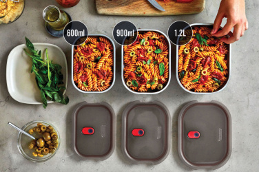 Logotrade business gift image of: Black+Blum Mealprep Box 3pcs Set Small, Medium, Large