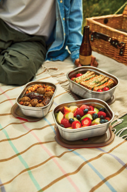Logo trade corporate gifts image of: Black+Blum Mealprep Box 3pcs Set Small, Medium, Large