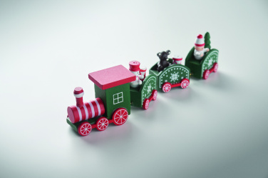Logo trade promotional product photo of: Wooden Christmas train