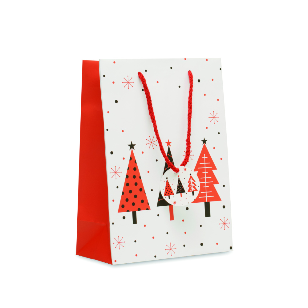 Logo trade business gifts image of: Gift paper bag medium